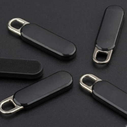 皮拉片滴塑拉头咖色棕色黑色拉