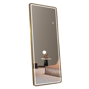 智能穿衣镜带框led全身镜子理发店衣帽间试衣间发光装饰玄关壁挂