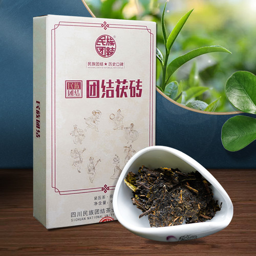 民族团结黑茶茯砖茶951g