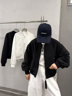 2026春季新款韩版宽松显瘦百搭休闲棒球服短外套女