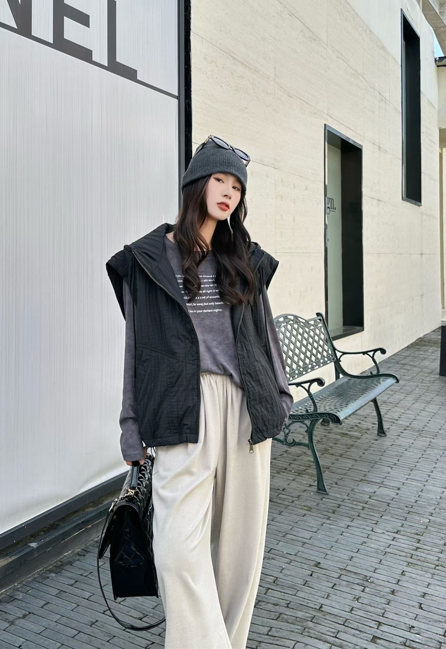 2025新款韩版宽松显瘦百搭连帽短款外套女休闲上衣