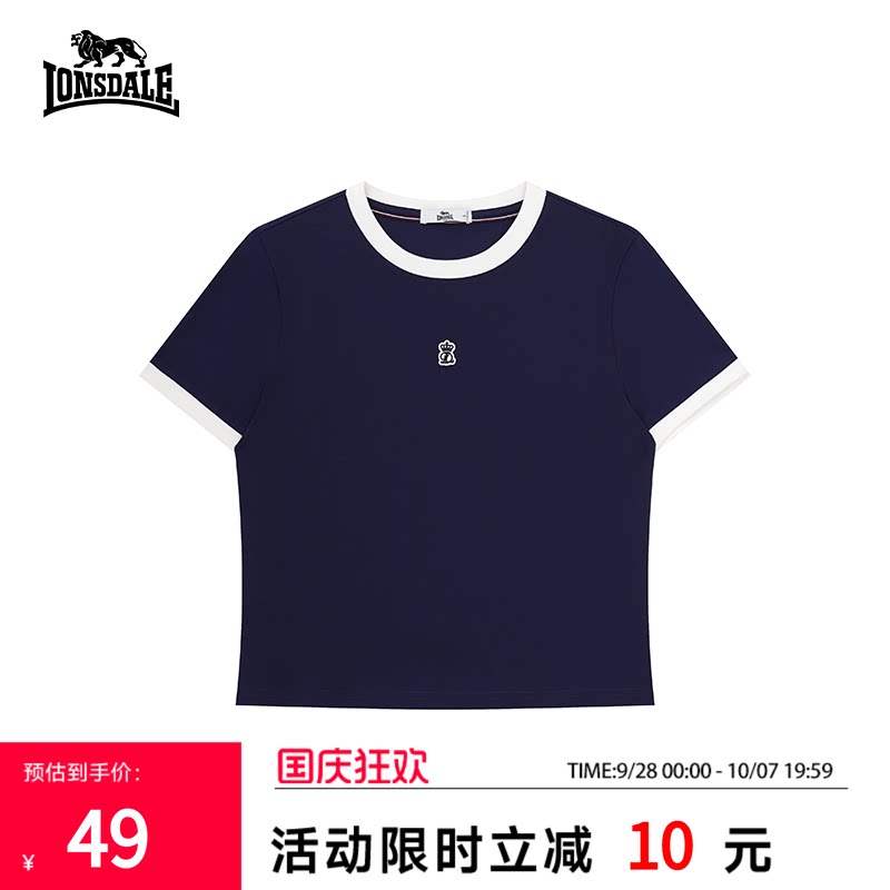 龙狮戴尔夏季女短袖针织T恤