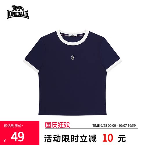 龙狮戴尔夏季女短袖针织T恤