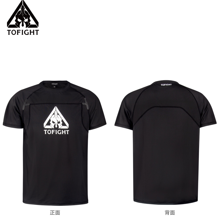 TOFIGHT男训练T恤短裤运动格斗