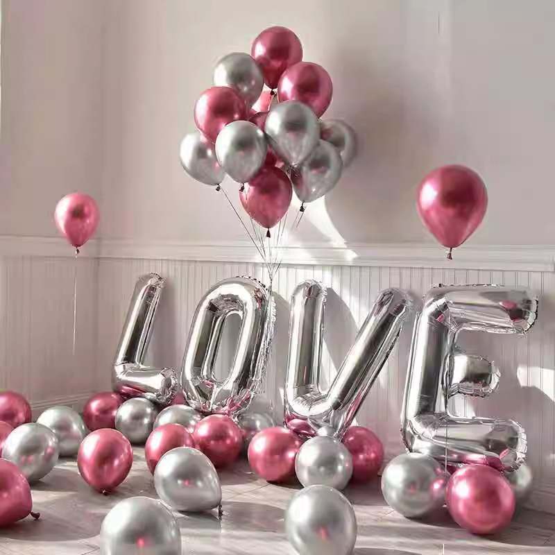 浪漫告白装饰LOVE字母表白气球婚宴结婚订婚求婚创意婚礼布置生日