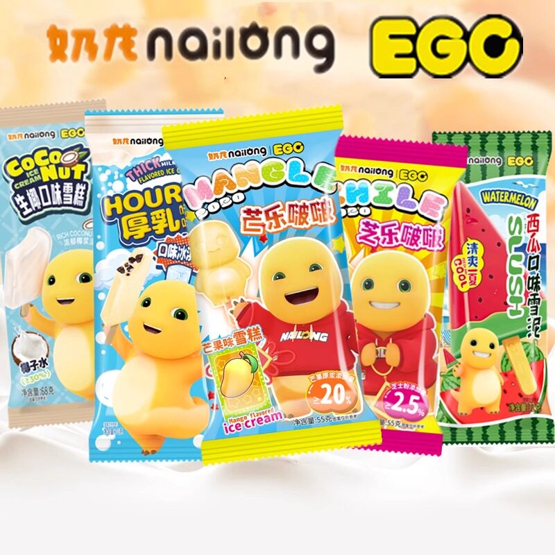 网红奶龙冰淇淋厚乳椰子芒果雪糕芝士西瓜雪泥冰激凌儿童冷饮雪糕