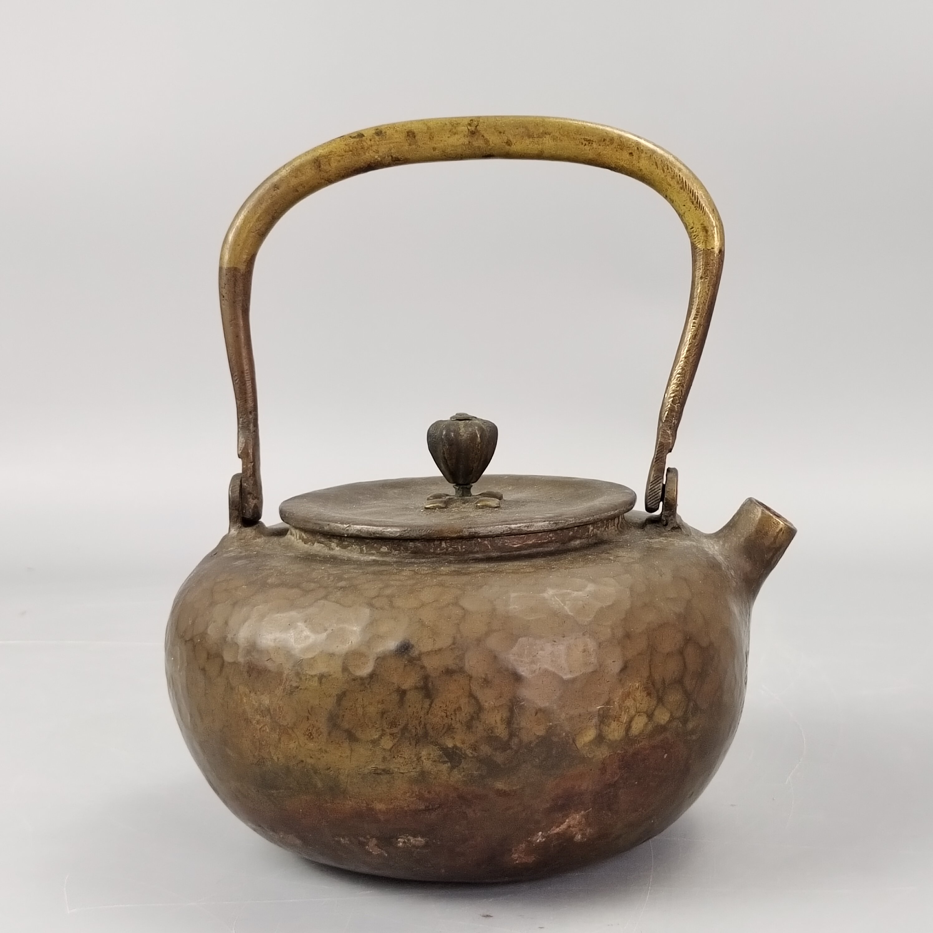 敬铜造日本铜壶日本回流茶具