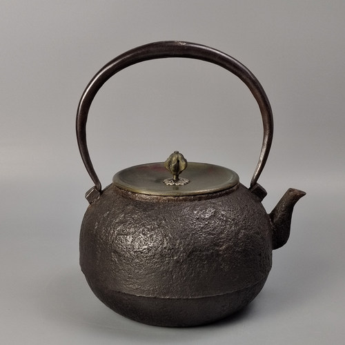 后藤造日本老铁壶明治京都回流茶具茶道高档烧水壶高端煮水收藏