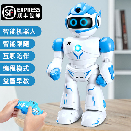 早教科普动作编程智能跟随