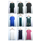 瑕疵女装 夏季 真丝桑蚕丝连衣裙名媛风碎花长裙印花真丝C21