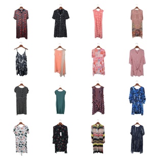 vintage女装 真丝桑蚕丝裙子名媛风碎花印花蚕丝真丝连衣裙M 夏季