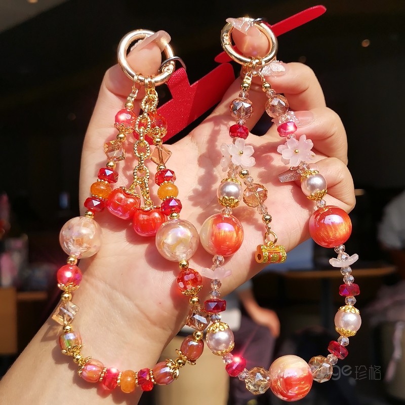 柿柿平安高档女士水晶手链