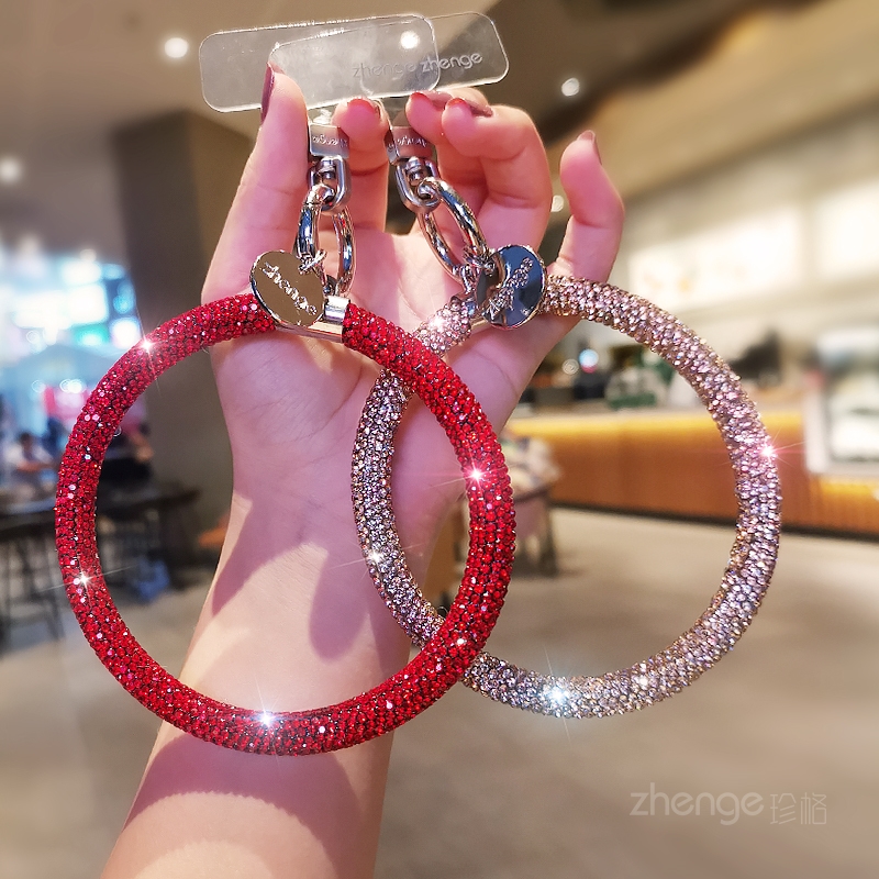 ins风时尚满钻手环手机挂绳链