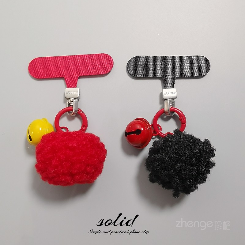 旋转头夹片手机挂绳毛球铃铛挂件薄垫片不顶壳不影响充电手机链串环挂钩扣连接片金属圆圈结实耐用卡条通用新,3C数码配件,手机挂件/手机链,淘宝优惠券,粉丝福利购,淘宝优惠卷