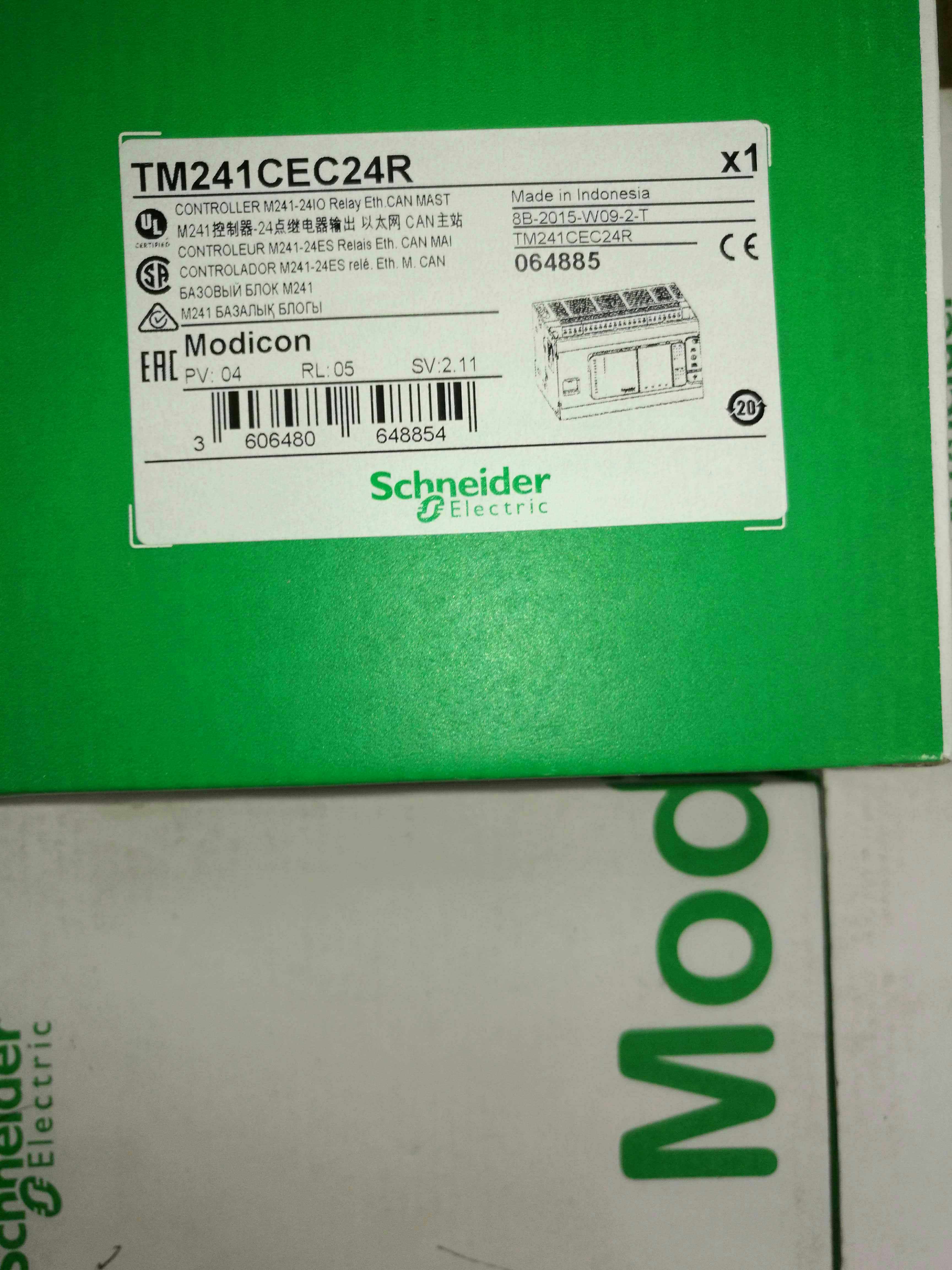 施耐德可编程逻辑控制器tm241cec24t 原装议价