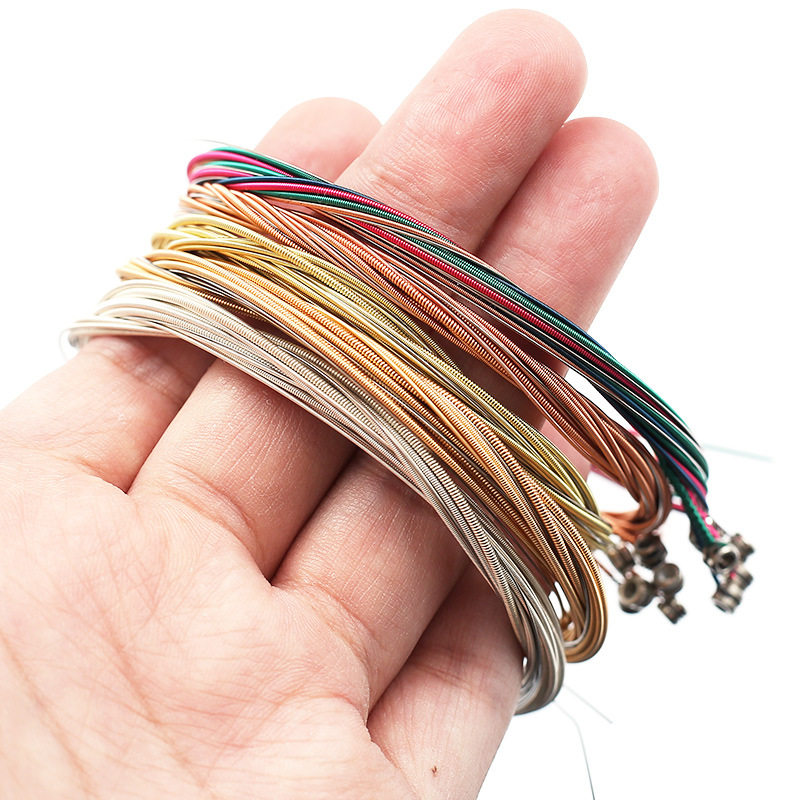 Perseus民谣吉他琴弦木吉他弦彩色琴弦单根一弦6玄线磷铜吉它琴弦