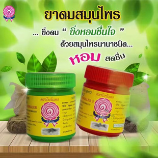 泰国直邮 明星同款 Herbal 药草 鼻通缓解鼻S  保真正品明星