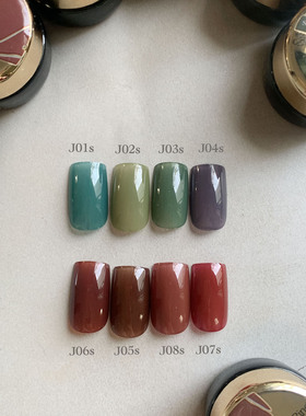 【RM Maru J组】乳浊深沉组樱桃红湖蓝绿蓝紫灰闪闪贵妇光疗胶体