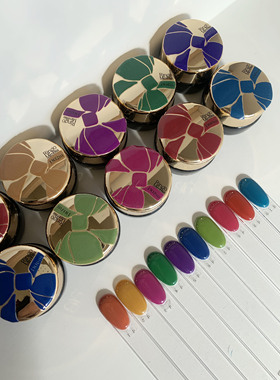 【RM Maru D组】闪闪贵妇感光疗胶体升级时髦的明艳吸睛配色