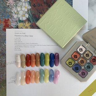 OCT.十月明亮秋色好质感光疗凝胶美甲9色拼盘1g刚刚好 CUBE