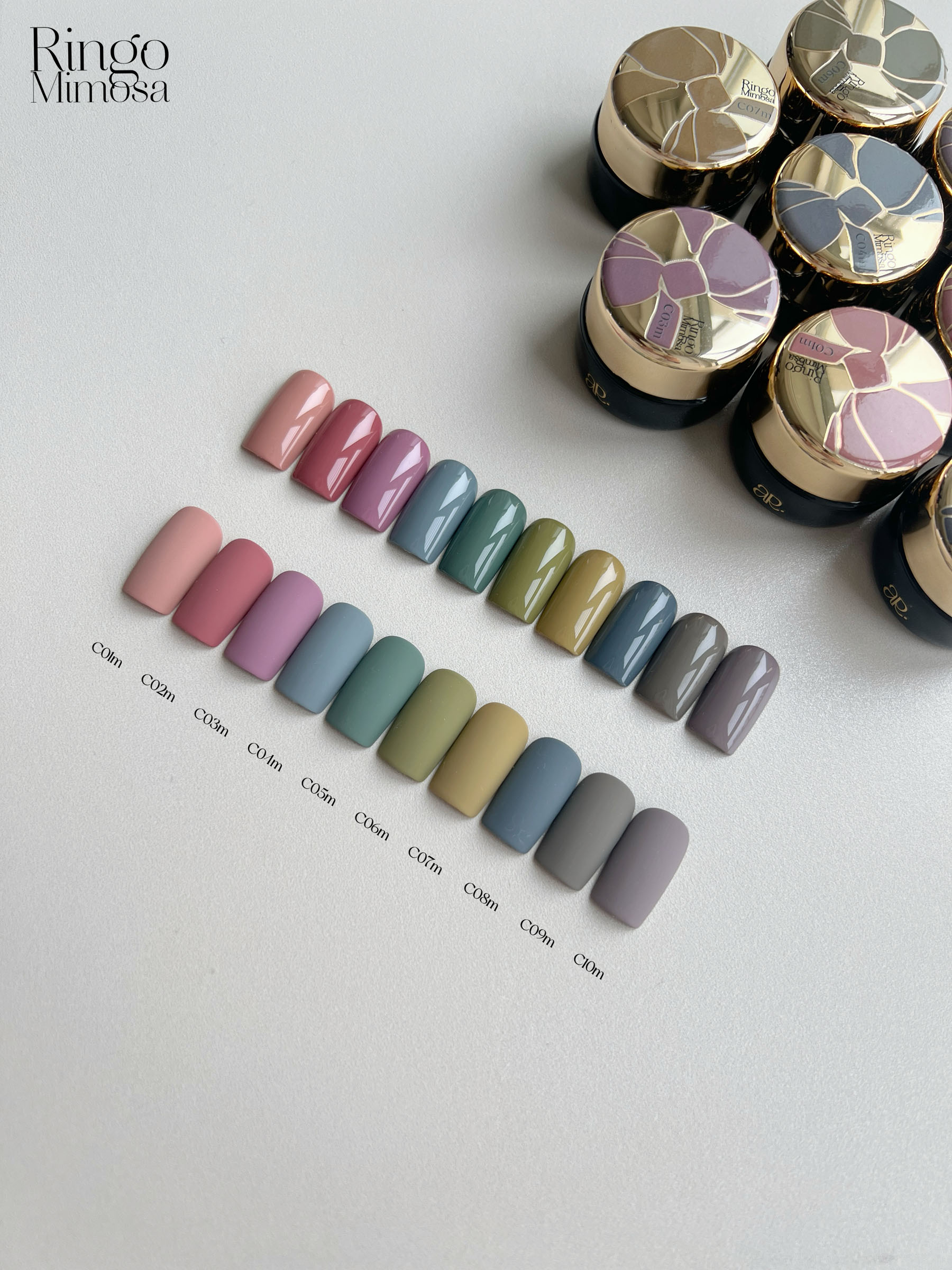 【RM Maru C组】春天适配加点灰调轻甜不怯闪闪贵妇光疗胶体升级