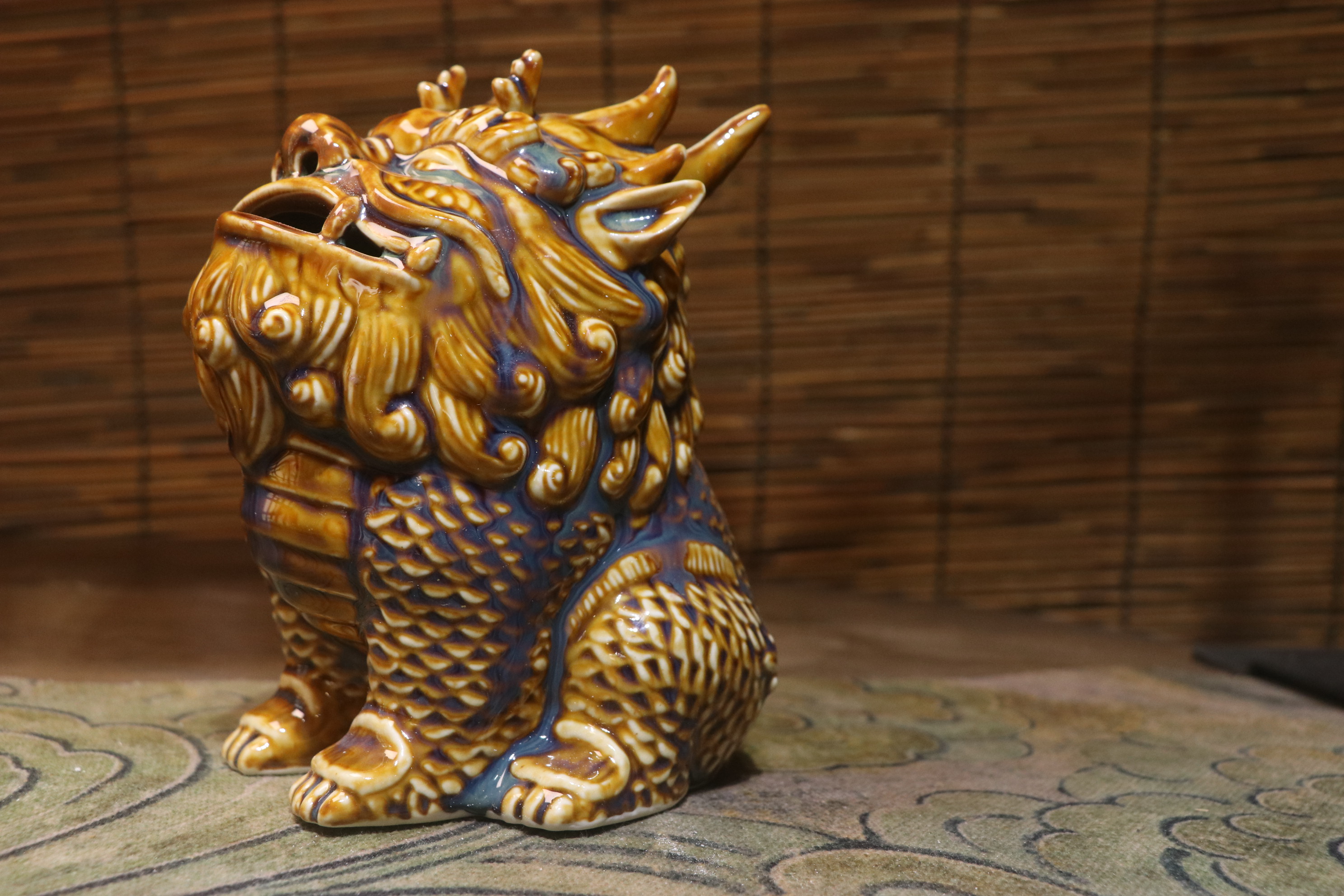 随蓝貔貅鬼迷日眼茶宠招财创意客厅家居桌面乔迁装饰品摆件