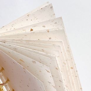 120g再生咖啡纸特种纸内页M5A7A6SlinA6奇葩活页纸替芯手帐素材纸