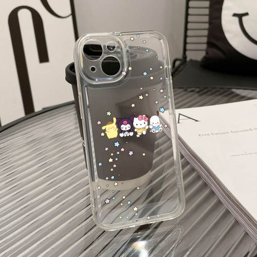 星好友12适用华为pura70苹果iphone16promax小米15透明mate60新款opporeno13硅胶vivox100荣耀magic6手机壳14