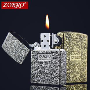 zipp煤油ziopp防風zipo左羅五面祥云 ZORRO佐羅ziip打火機zoop正版