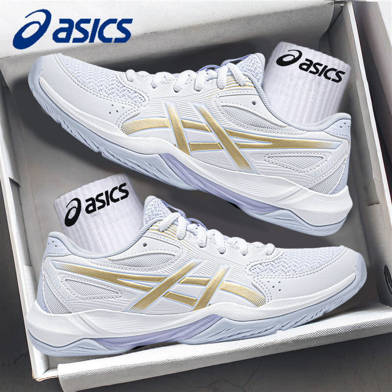 ASICS亚瑟士羽毛球鞋女鞋GEL-ROCKET 12男女同款鞋子正品运动鞋女
