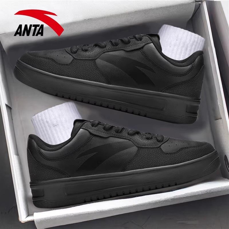 安踏男鞋板鞋男轻松鞋子2026新款黑色黑武士鞋子官方旗舰运动鞋男,运动鞋new,板鞋,淘宝优惠券,粉丝福利购,淘宝优惠卷