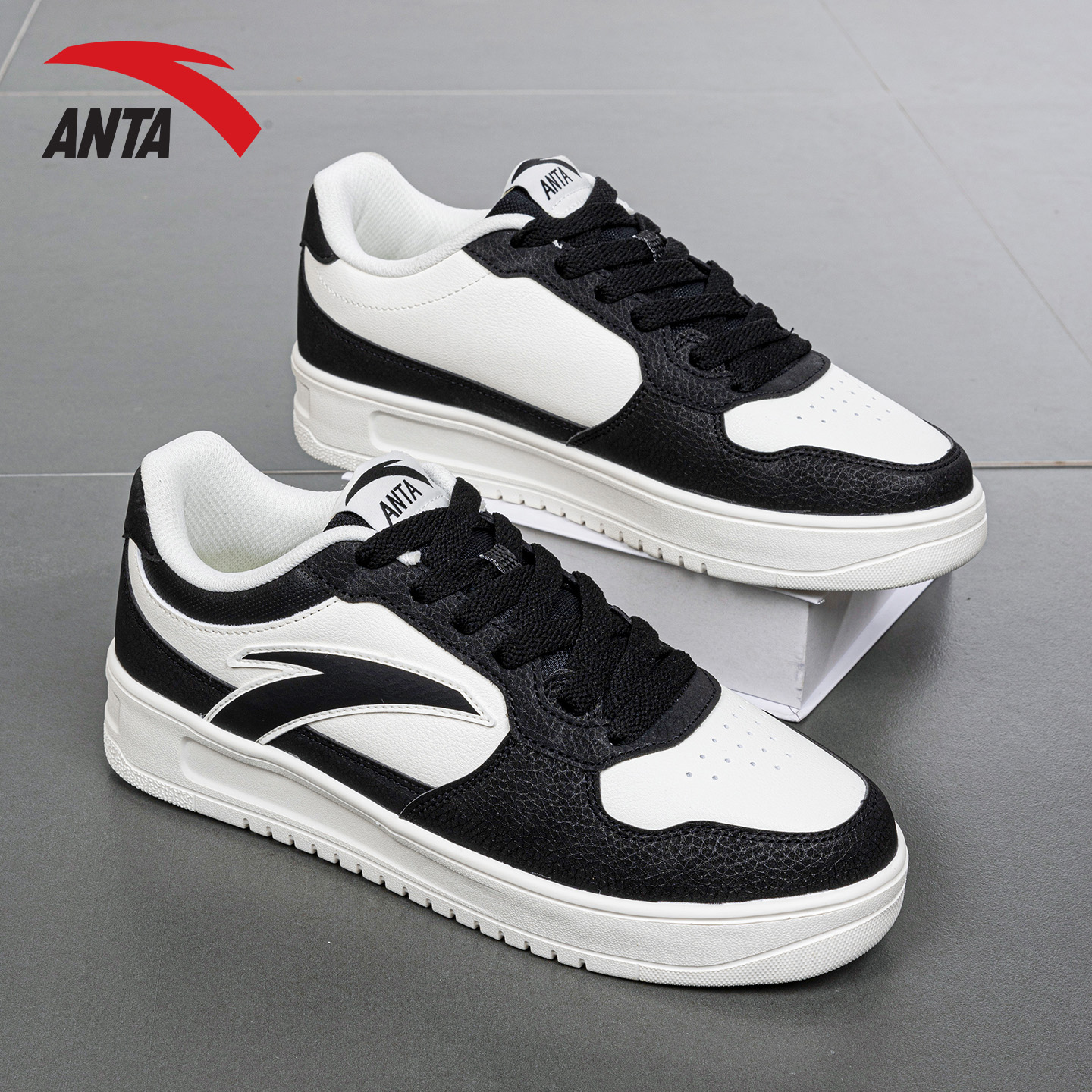 安踏男鞋2025新款休闲鞋板鞋