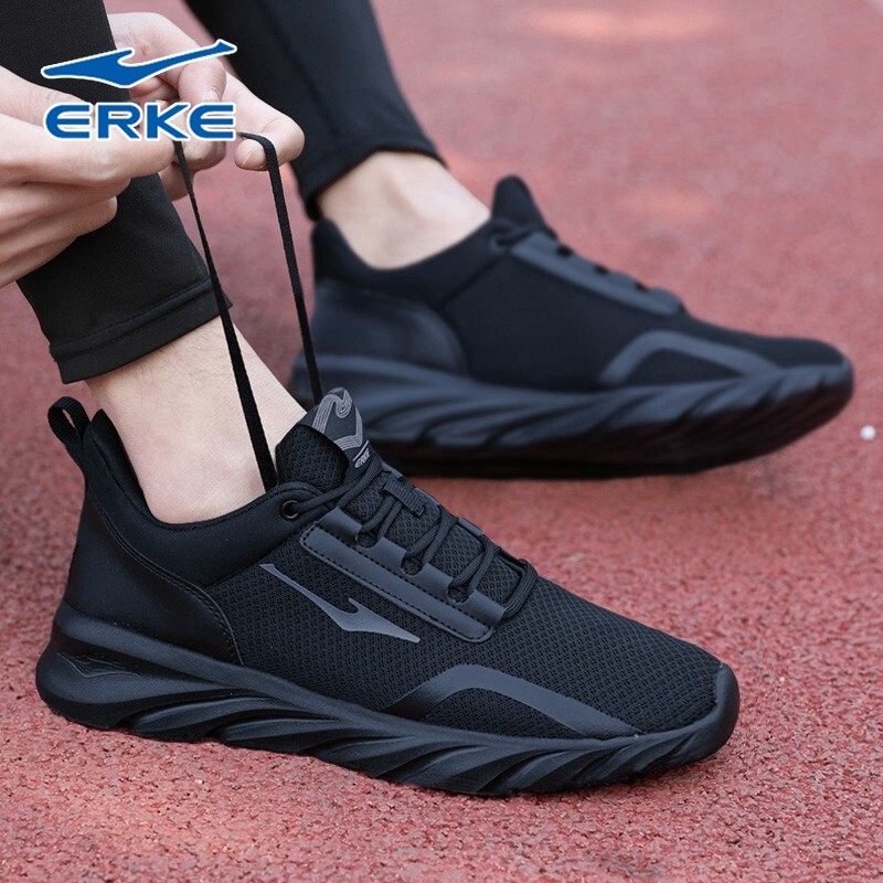 鸿星尔克男鞋运动鞋男冬季黑白色跑步鞋跑鞋网面透气鞋子运动鞋男,运动鞋new,跑步鞋,淘宝优惠券,粉丝福利购,淘宝优惠卷