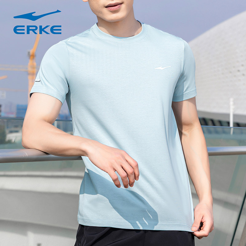 鸿星尔克短袖T恤男士2026夏季新款透气运动上衣男t正品运动服男装