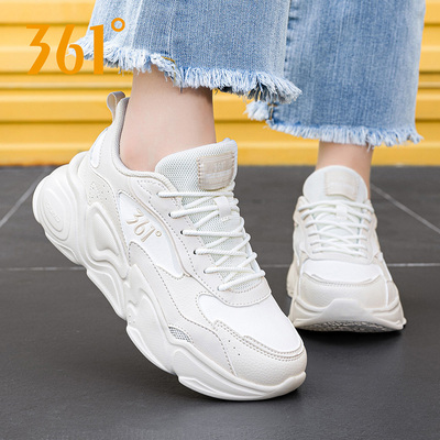 361°跑步鞋女子运动鞋皮面361