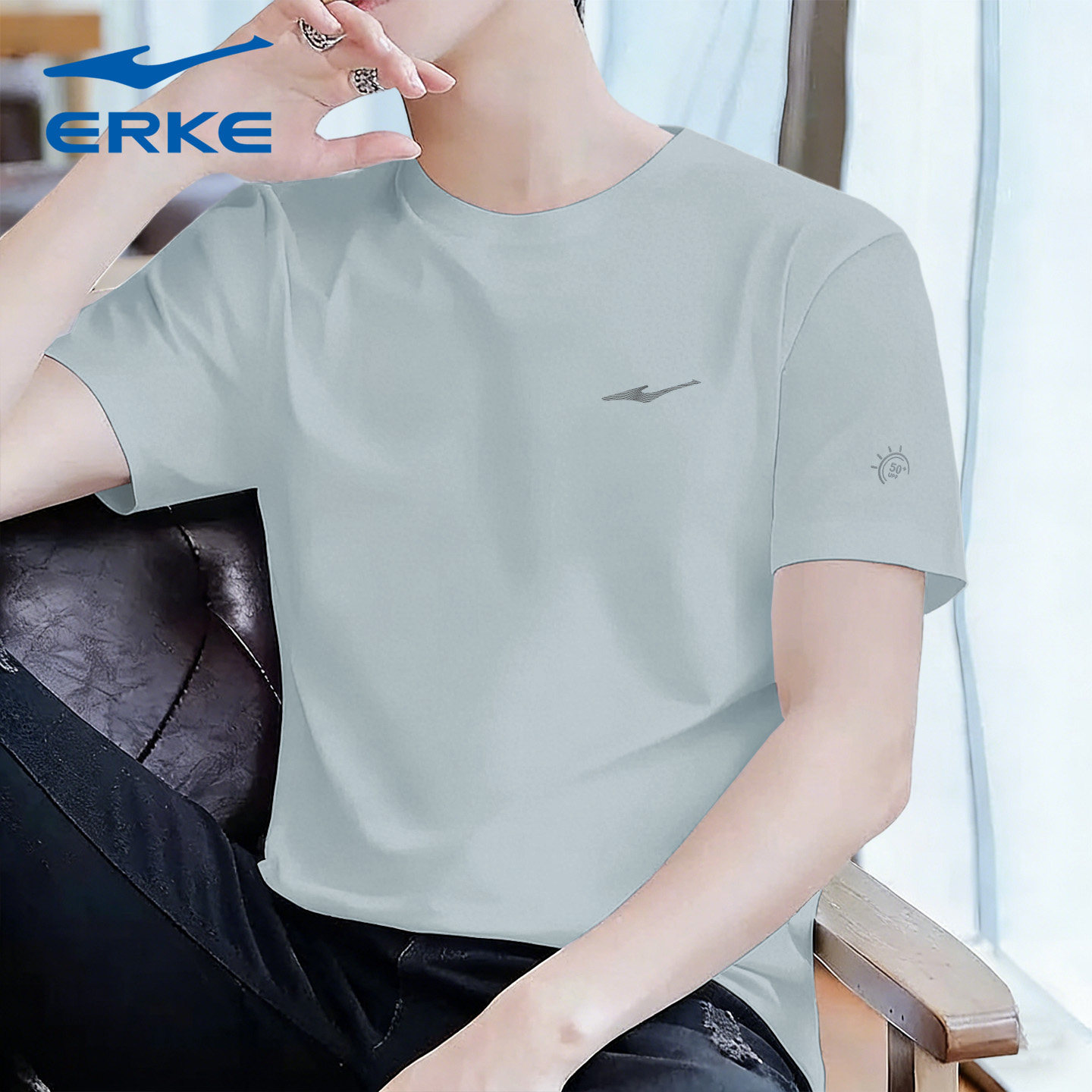 鸿星尔克POLO衫2026新款春季冰丝速干短袖男士上衣休闲翻领T恤男,运动服/休闲服装,运动T恤,淘宝优惠券,粉丝福利购,淘宝优惠卷