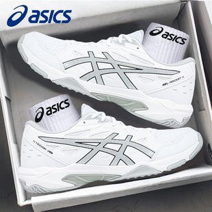 ASICS亚瑟士羽毛球鞋男女款GEL-ROCKET 11运动鞋女鞋官方正品鞋子