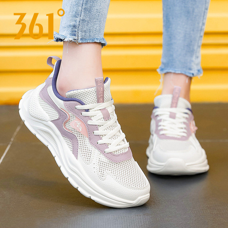 361女鞋跑步鞋冬季老爹鞋女透气网面361度网鞋大网眼鞋子运动鞋女,运动鞋new,跑步鞋,淘宝优惠券,粉丝福利购,淘宝优惠卷