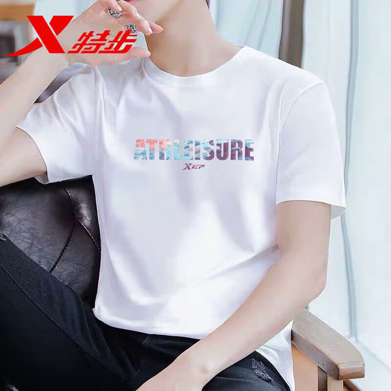特步短袖男女同款2024新款t恤