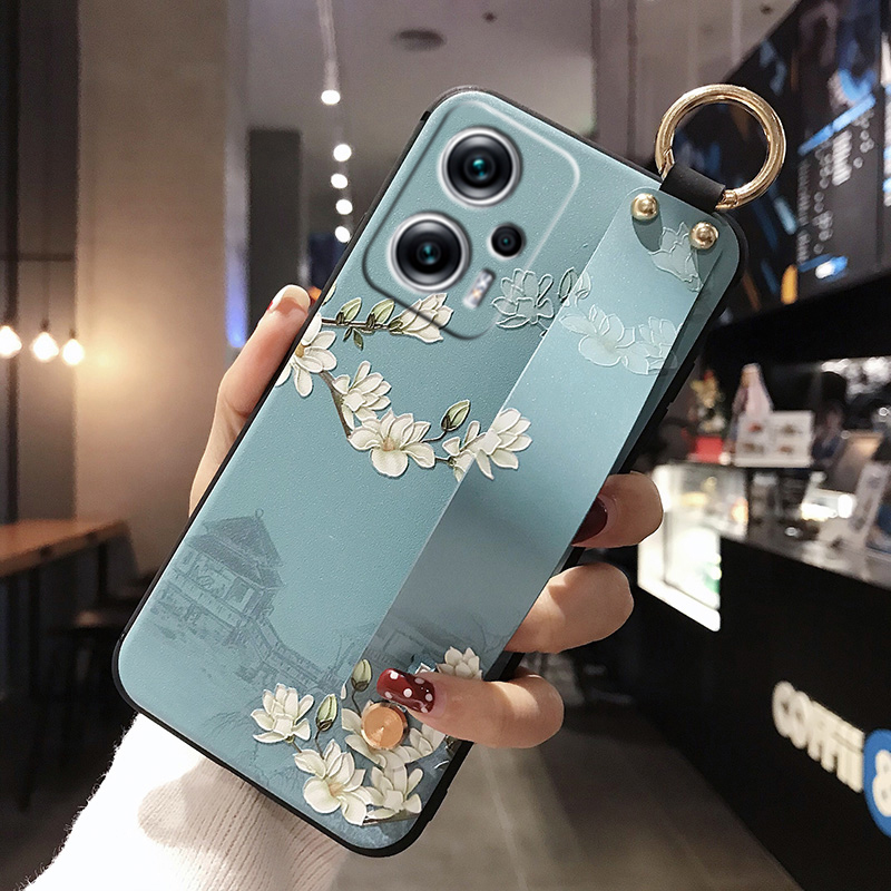 红米NOTE12TPRO腕带卡通硅胶防摔