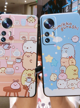 适用小米12LITE手机壳14TPRO卡通硅胶POCO C85防摔F5保护13C全包边C75红米NOTE15PRO女F7ULTRA情侣C65网红14C