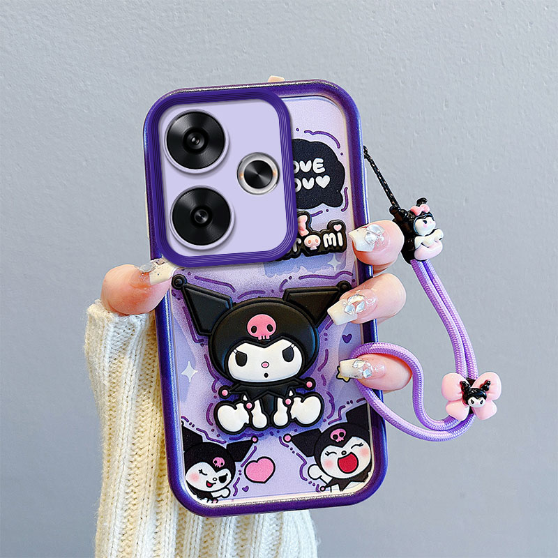 小米POCOM6硅胶卡通情侣防摔