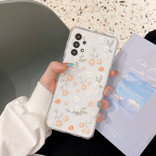 三星A52卡通硅胶情侣防摔