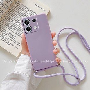 13LITE全包边POCOC85时尚 PLUS防摔保护套C75 5G情侣女款 简晴适用于小米17PROMAX手机壳15TPRO斜挎挂绳14T