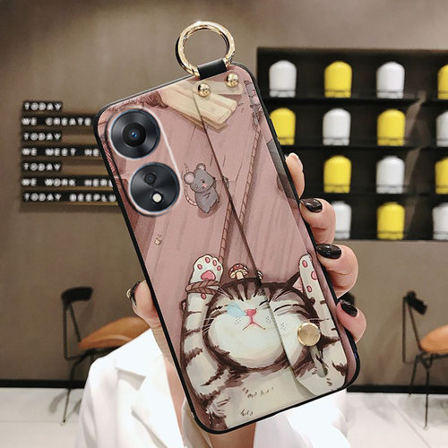 OPPOA785G硅胶卡通腕带防摔