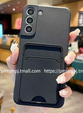 适用三星A25手机壳S26ULTRA插卡卡包A17可刷卡C55保护套A35卡通硅胶S25 Edge全包边防摔A54磨砂软A34时尚A16