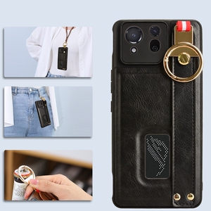 适用华硕rog6手机壳rog6D保护套新款phone7全包腕带挂绳防摔ROG8PRO败家之眼6幻影游戏散热rog5硅胶rog5S外壳