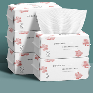 一次性洗脸巾纯棉加厚卸妆棉洁面巾洗脸毛巾抽取式棉柔巾干湿两用
