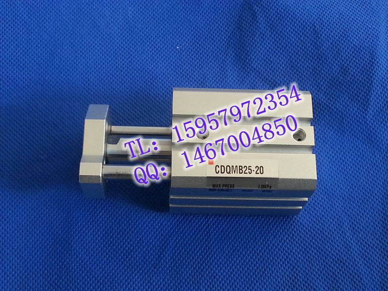 SMC原装正品CQMB20-25薄型带导杆气缸CQMB20-30薄型汽缸CQMB20-35