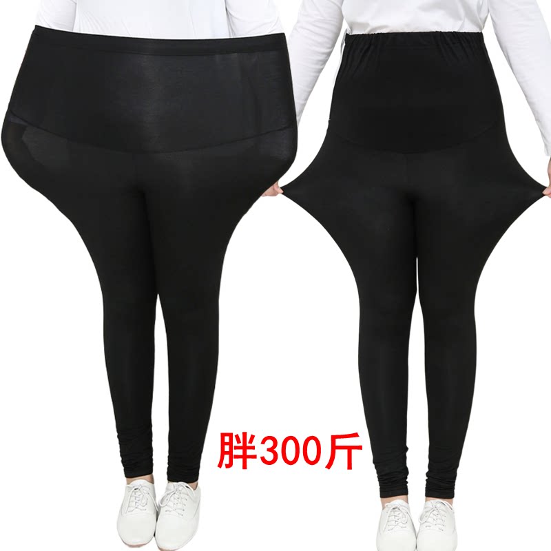 特大码孕妇裤子200斤加肥加大胖mm300斤春夏季薄款打底裤春秋夏装图片